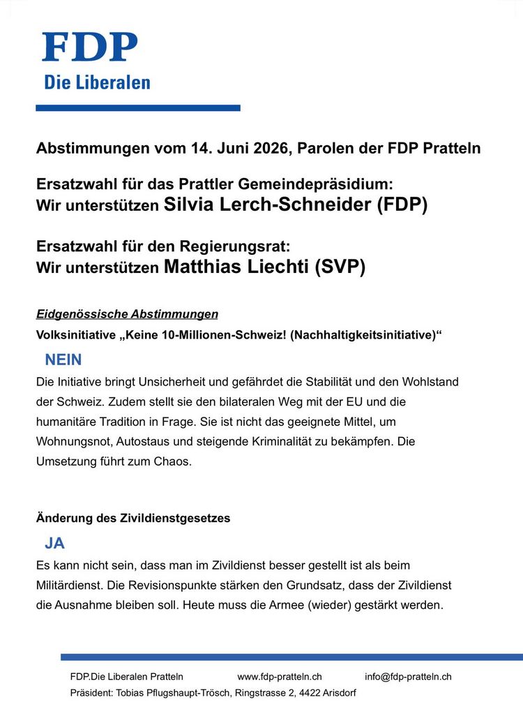 Parolne für 14. Juni 2026 Teil1